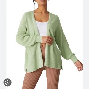 COTTON ON Loose Knit Boyfriend Cardigan 100% Cotton